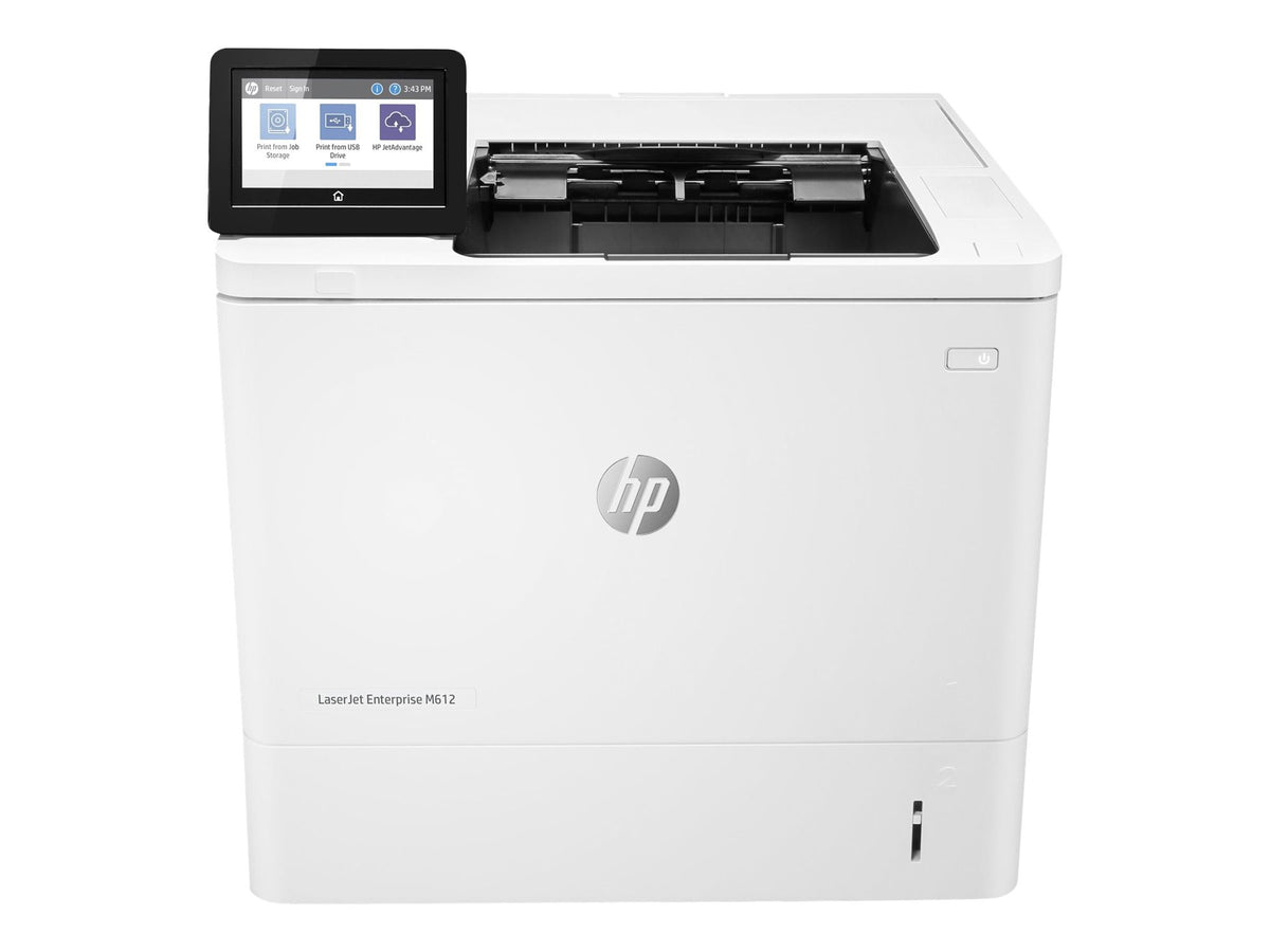 HP LaserJet Enterprise M612dn Printer Mono Duplex laser A4 1200x1200dpi 71ppm 650sheets USB LAN