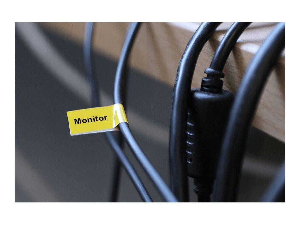 BROTHER P-TOUCH TZE-FX621 noir sur jaune  9mm