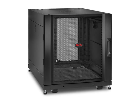 APC NetShelter SX 12U Server Rack Enclosure 600mm x 900mm w/ Sides Black