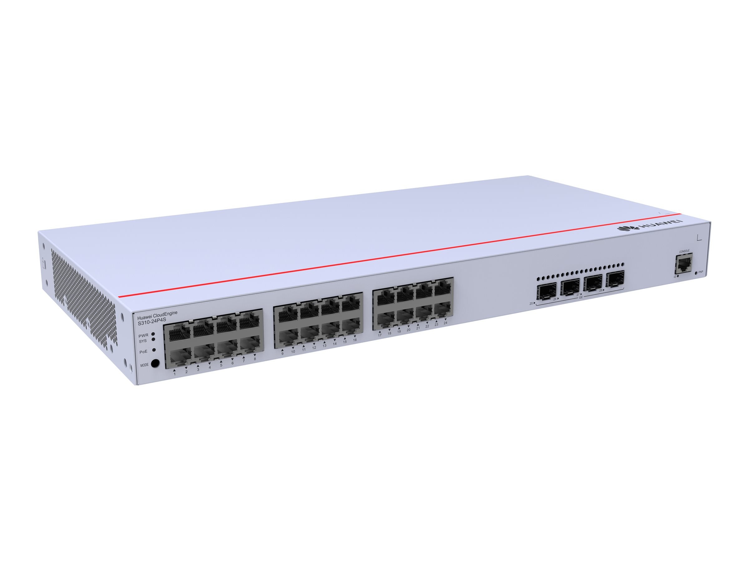Huawei Switch S310-24P4S (24*GE ports, 4*GE SFP ports, PoE+, AC power)