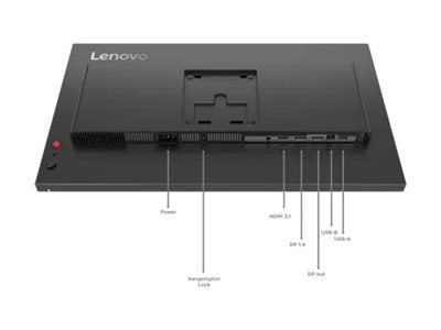 LENOVO ThinkVision P24Q-40 LED Écran 24p 2560x1440 QHD 120Hz IPS 300cd/m2 1500:1 HDR10 4ms HDMI DisplayPort DaisyChain