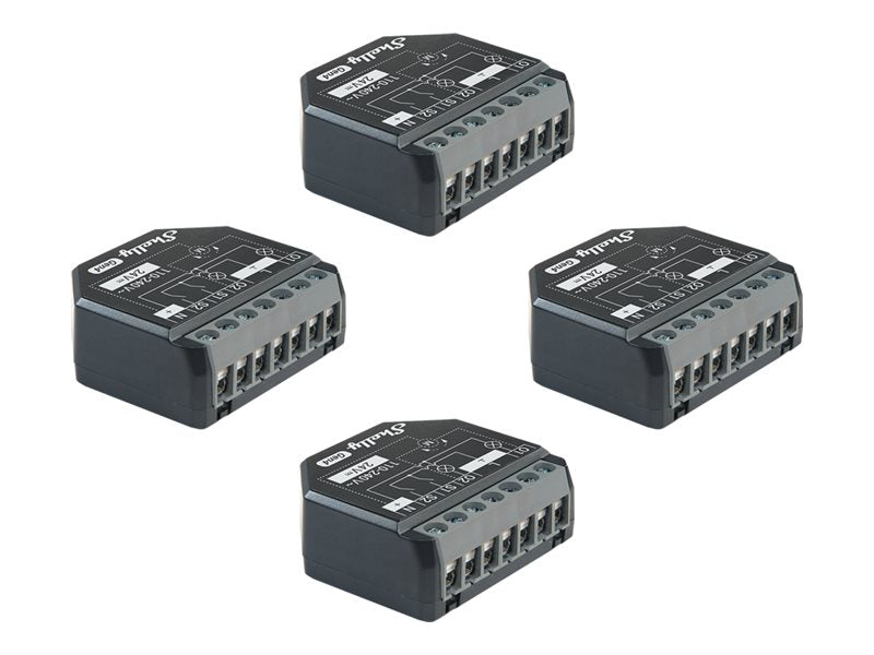 SHELLY 2PM Gen4 4-Pack Matter WLAN PM Switch