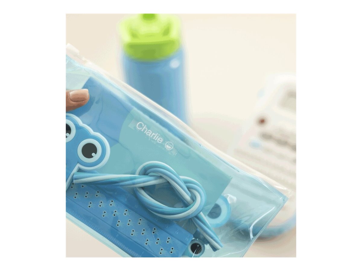 BROTHER 12MM BTAG135 Tape White on Transparent