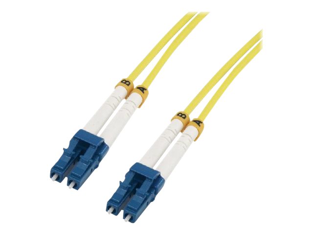 MCL LC/LC duplex singlemode 9/125 OS2 optical fiber - 1.5m