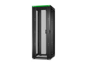 APC Easy Rack 48Ux800x1000 with Roof castors feet and 4Brackets No Side panels Bottom black