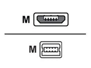 MCL Cable USB 2.0 type A male micro USB B male - 1m   (P)