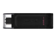 KINGSTON 256Go DataTraveler 70 USB-C 3.2 Gen 1