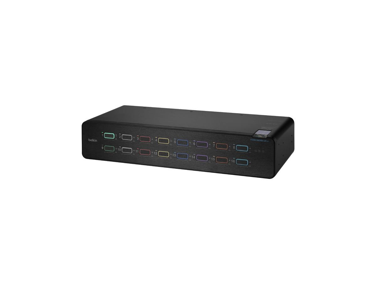 BELKIN 16-Port Single Head DP/HDMI to DP/HDMI Video Secure Desktop KVM Switch PP4.0