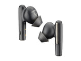 HP Poly Voyager Free 60+ UC Carbon Black Earbuds +BT700 USB-C Adapter +Touchscreen Charge Case