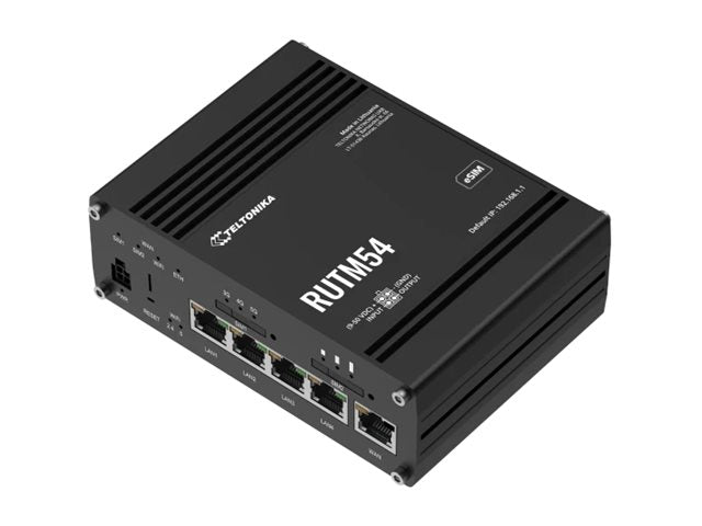 TELTONIKA NETWORKS RUTM54 DUAL SIM and eSIM 5G ultra router TELIT version