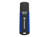 TRANSCEND 128Go Clé USB 3.1 Gen 1 - Antichoc Bleu marine
