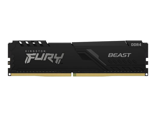 KINGSTON 128Go 3200MHz DDR4 CL16 DIMM Kit of 4 FURY Beast Black