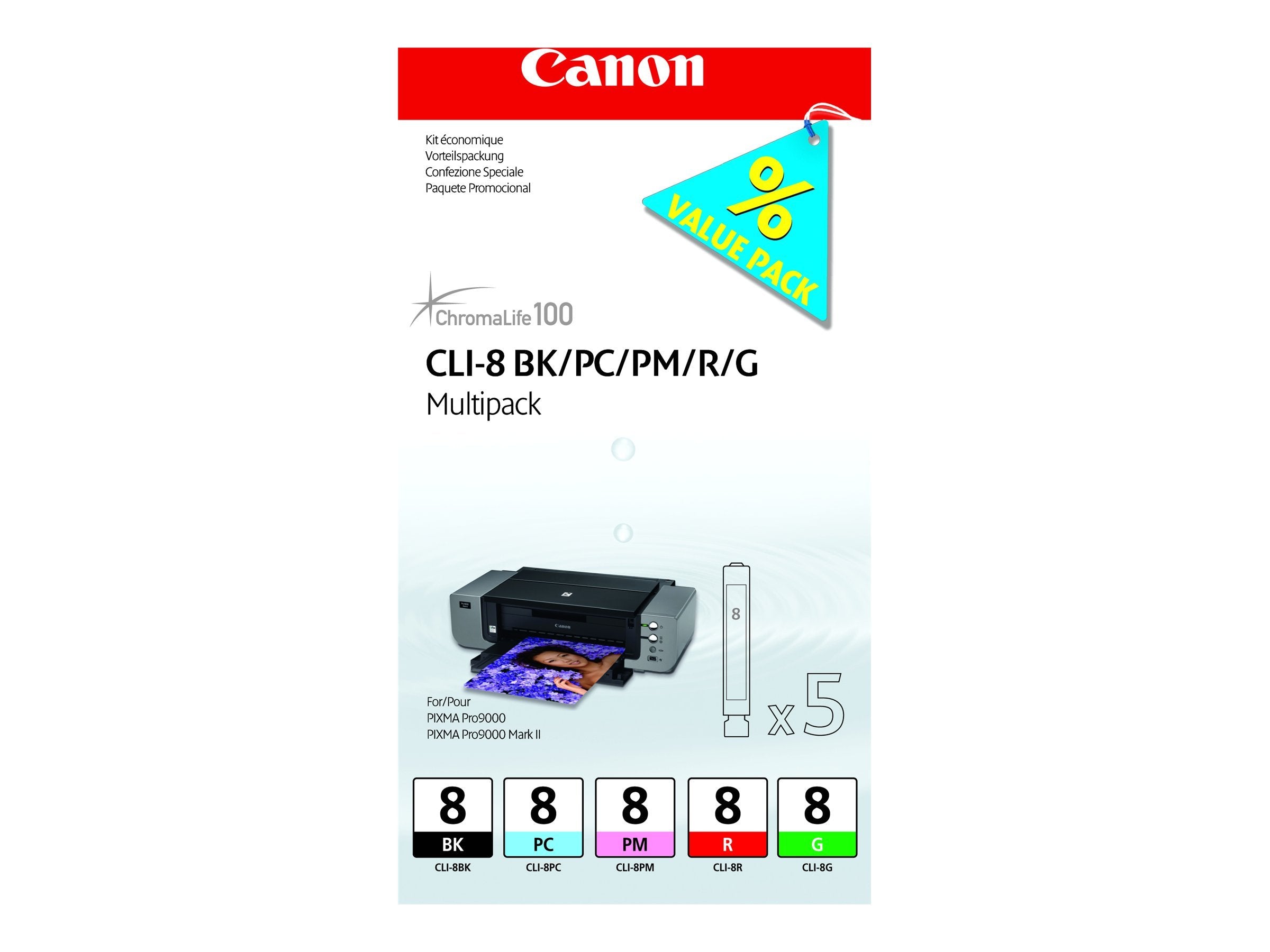 Ink/CLI-8 Cartridge PcPmRGK