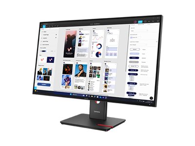 LENOVO ThinkVision T32UD-40 LED Écran 32p 31.5p 3840x2160 4K 75Hz IPS 350cd/m2 1500:1 4ms HDMI DisplayPort USB-C Dock 96W 3y