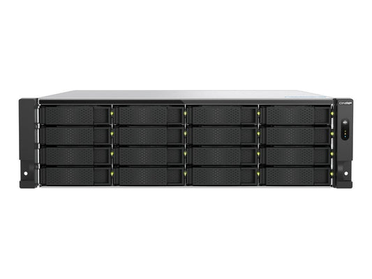 QNAP TS-h1677AXU-RP-R7-32G 3U 16-bay NAS AMD Ryzen 7 Pro 7745 8C/16T boost up to 5.3GHz 32Go DDR5 non-ECC RAM