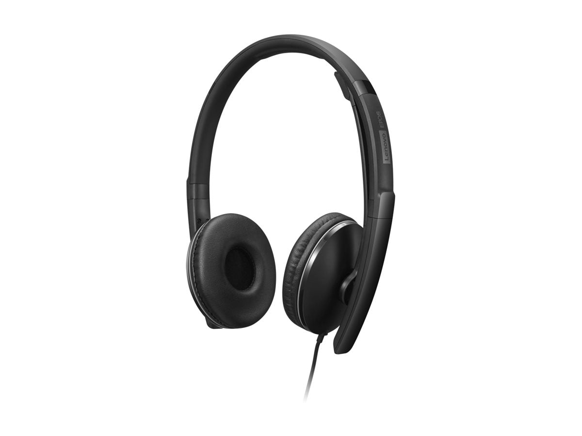 LENOVO Gen2 Headset on-ear wired USB-A black