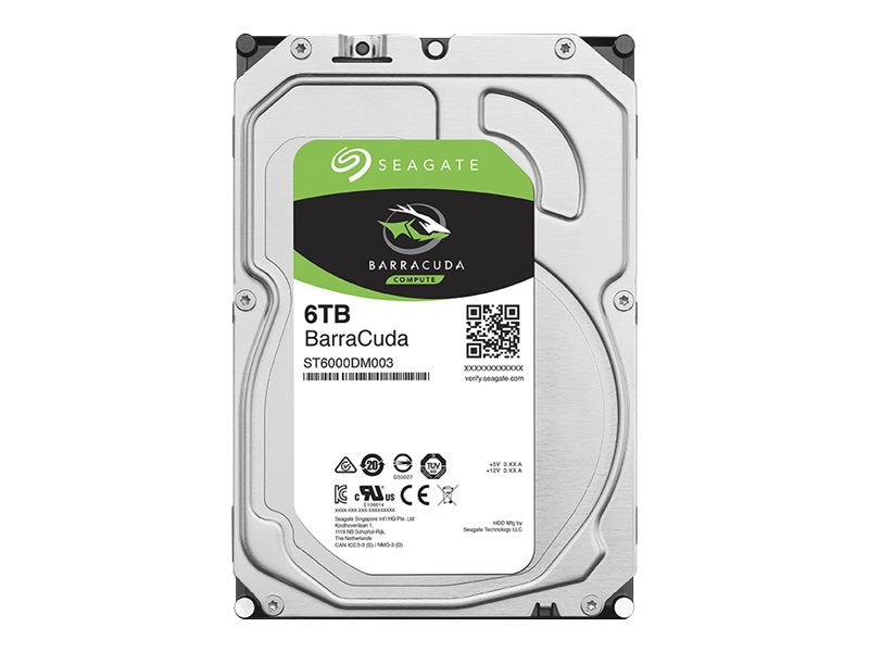 SEAGATE Desktop Barracuda 5400 6TB HDD 5400rpm SATA serial ATA 6Gb/s NCQ 256MB cache 8,9cm 3,5inch BLK