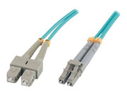 MCL-SAMAR Jarretière optique OM3 duplex multimode 50/125 OD:2 - SC / LC 2m