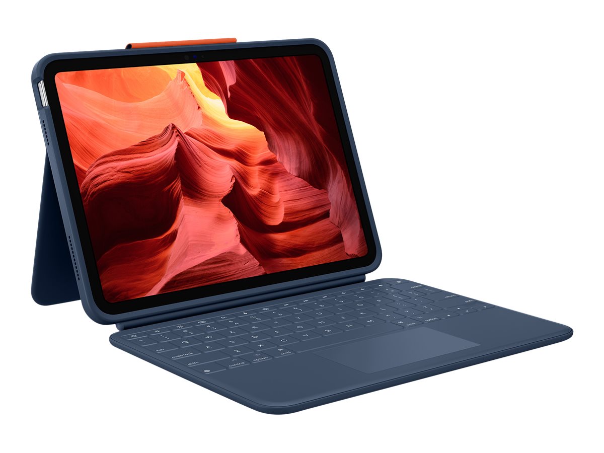 LOGITECH Rugged Combo 4 Touch for iPad 10th gen Classic Blue (FR)