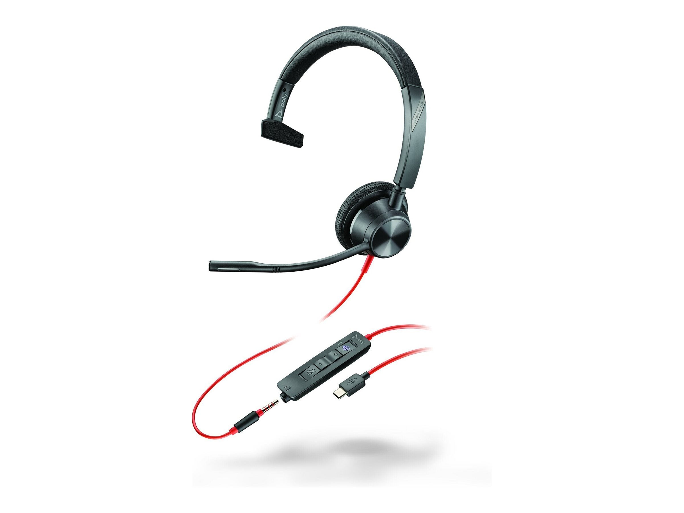 HP Poly Blackwire 3315 Microsoft Teams Certified USB-C Headset