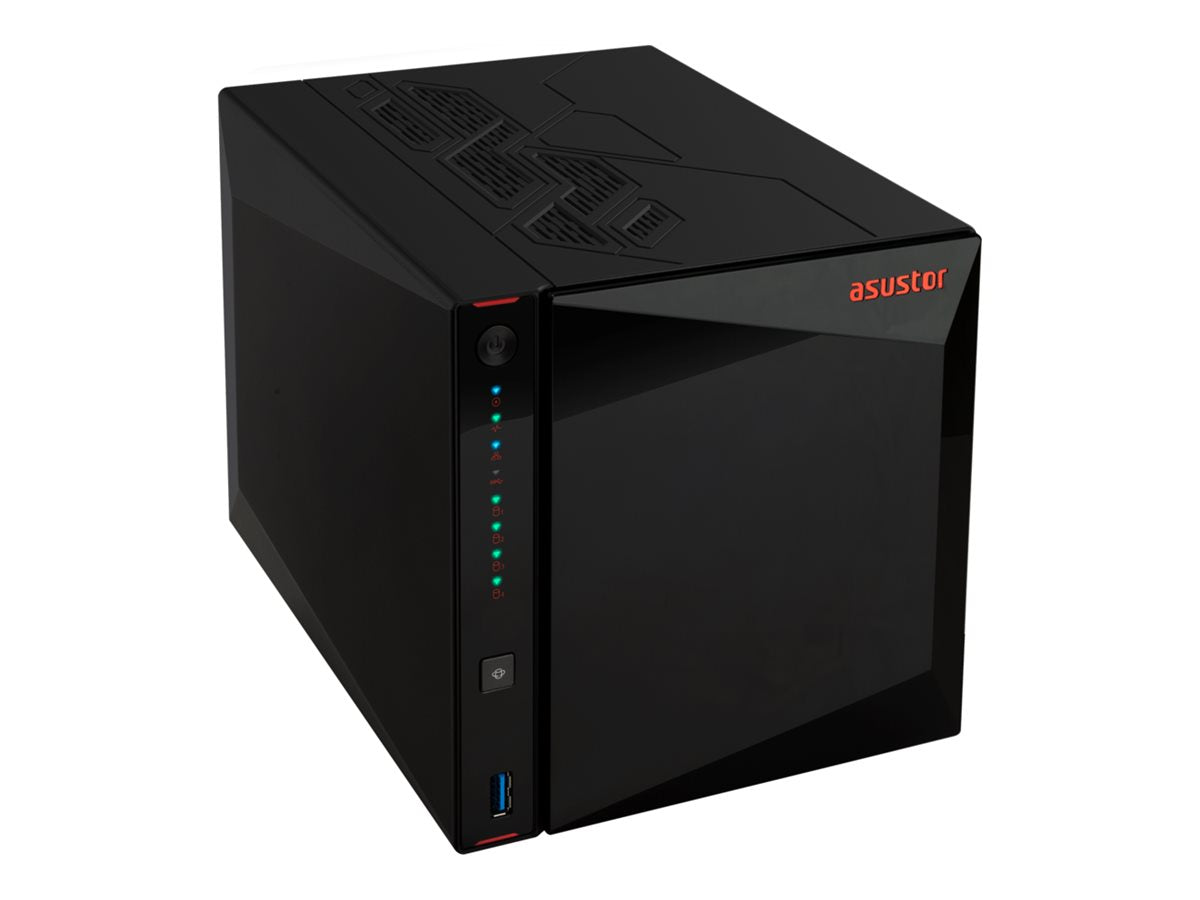 ASUSTOR NIMBUSTOR - AS5404T - NAS 4 baies - Intel Celeron N5105 Quad-Core - 4Go DDR4 - 2.5GbE x2 - NVMe - Tour - Garantie 3 ans
