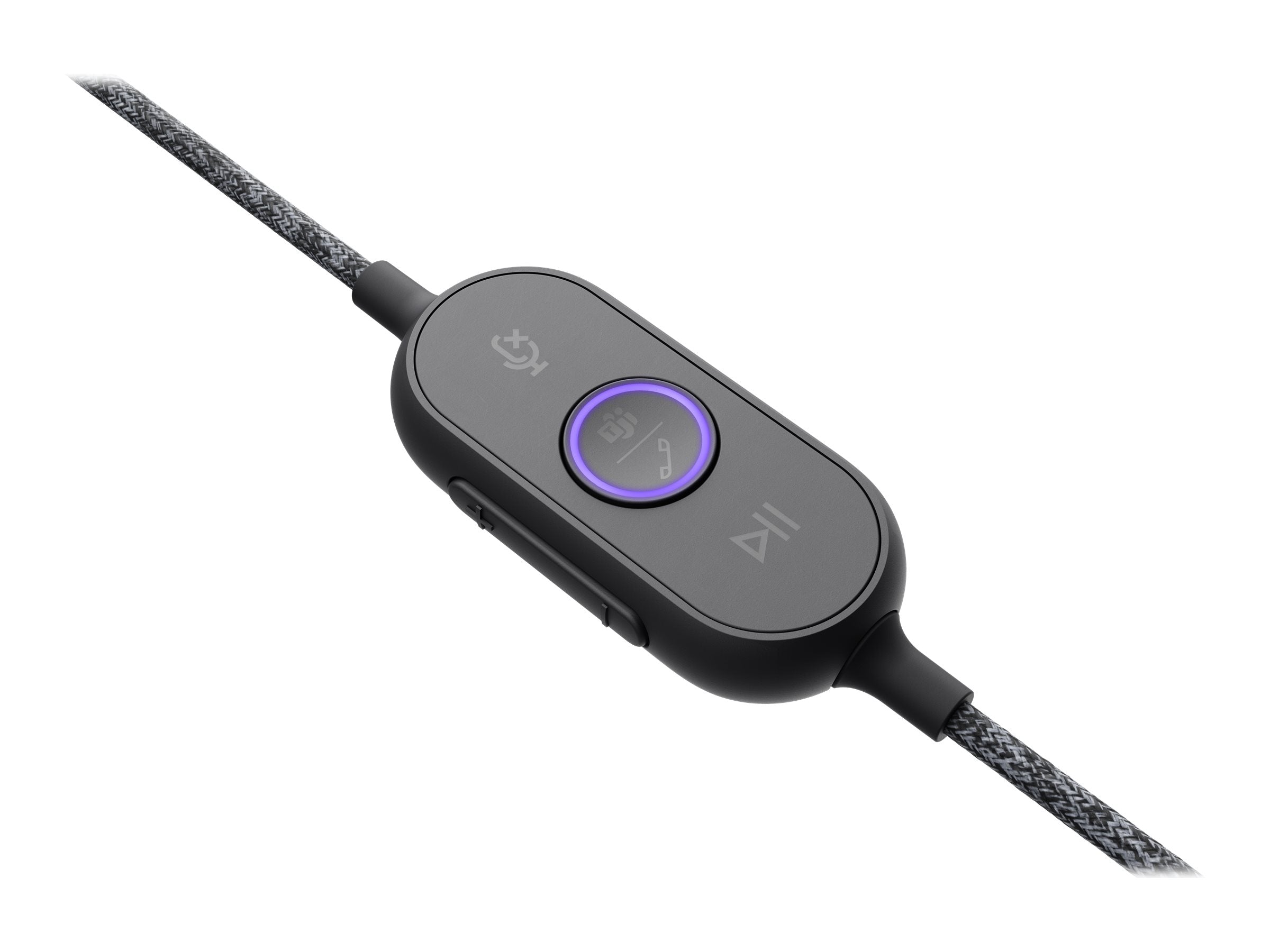 LOGITECH Zone Wired MSFT Teams Headset on-ear wired USB-C graphite Certified for Microsoft Teams