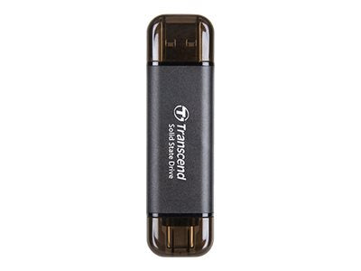 TRANSCEND 128Go External SSD ESD310C USB 10Gbps Type C/A Black