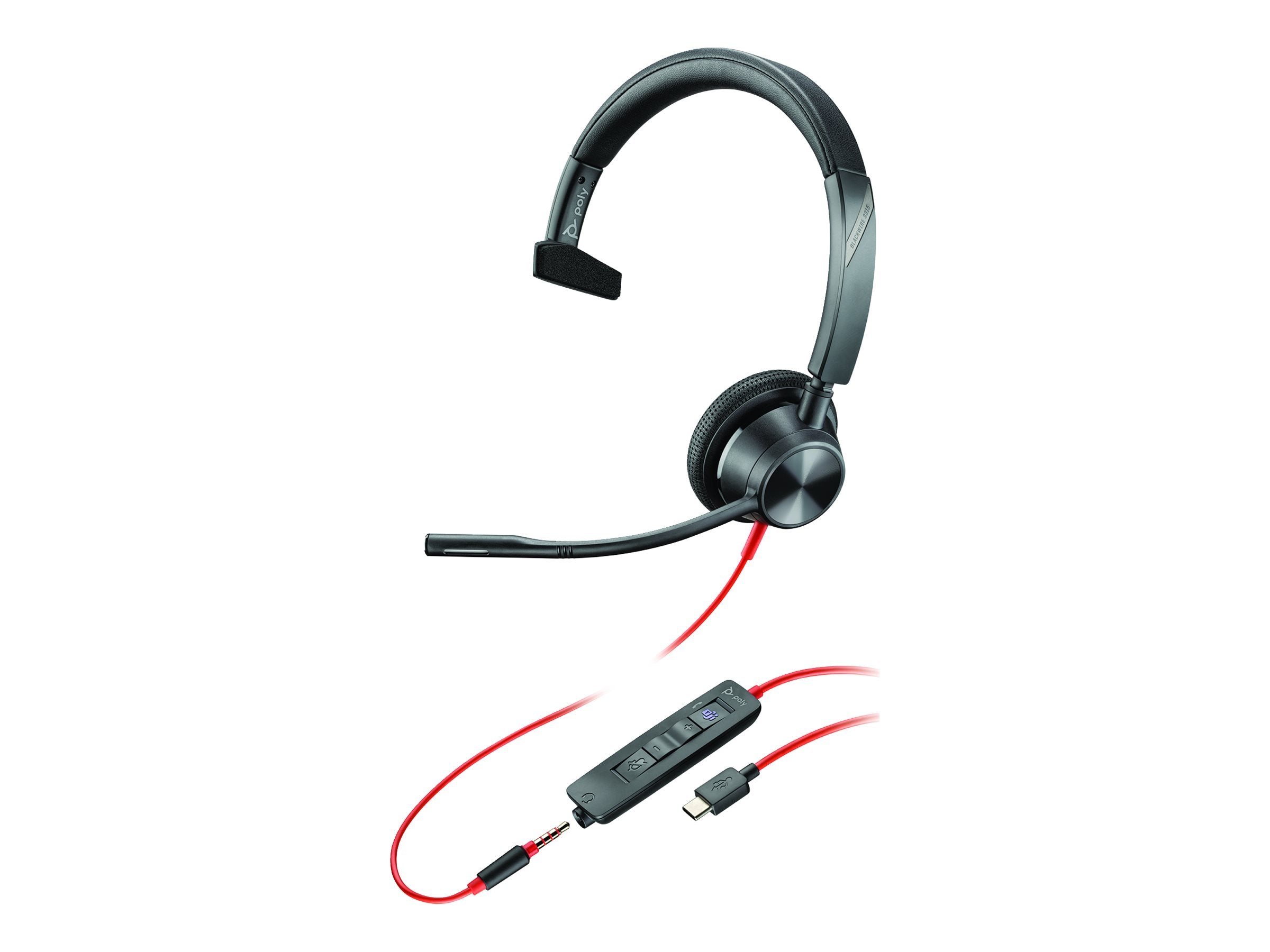 HP Poly Blackwire 3315 Microsoft Teams Certified USB-C Headset