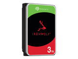 SEAGATE NAS HDD 3TB IronWolf 5400rpm 6Gb/s SATA 256MB cache 3.5inch 24x7 CMR for NAS and RAID rackmount systems BLK