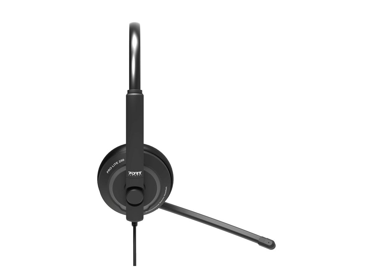 PORT DESIGNS Stereo Headset Wired USB Office Pro Lite 250