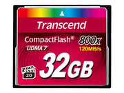 TRANSCEND Premium CompactFlash 32Go Card R120Mo/s VGP 20 MLC