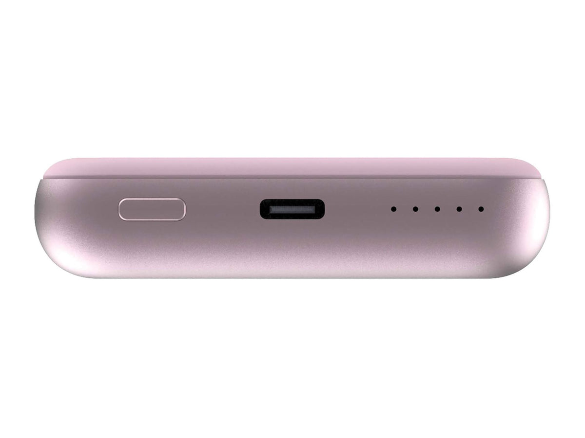 VERBATIM CHARGE N GO MAGNETIC WIRELESS POWER BANK 10000 PINK WCF (P)