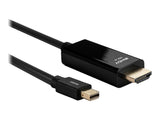 LINDY Câble Mini DisplayPort vers HDMI 4K30 DP:passif 2m