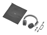 LOGITECH HEADSET - Zone Wireless 2 UC - GRAPHITE UC - 2.4GHZ/BT - EMEA-914 - A00174 A00172 NO STAND