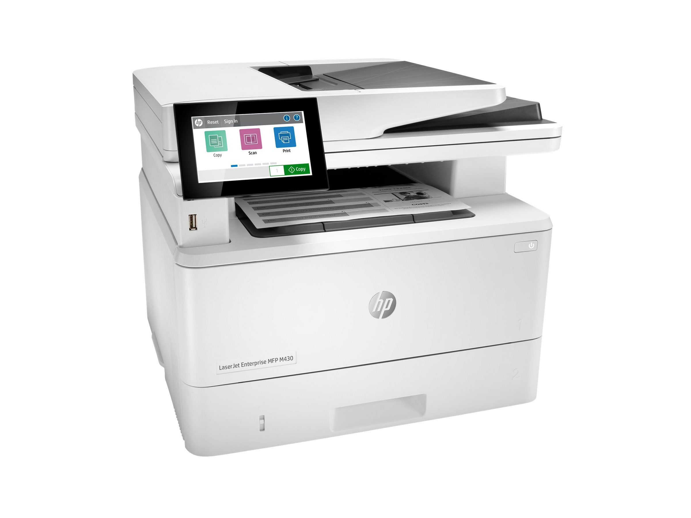 HP Color LaserJet Enterprise M455dn Printer colour Duplex laser A4 600x600dpi 27ppm mono 27ppm colour 300sheets USB LAN