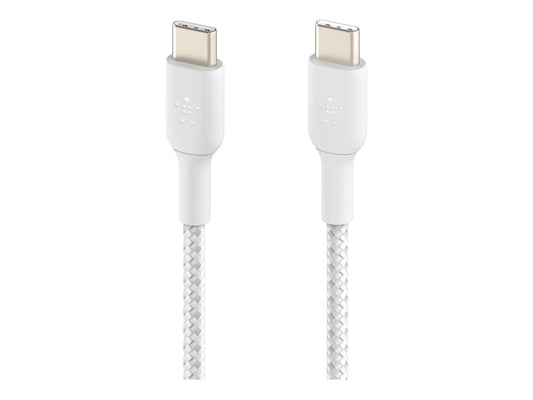 BELKIN BOOST CHARGE USB-C to USB-C Cable Braided 0.15m White