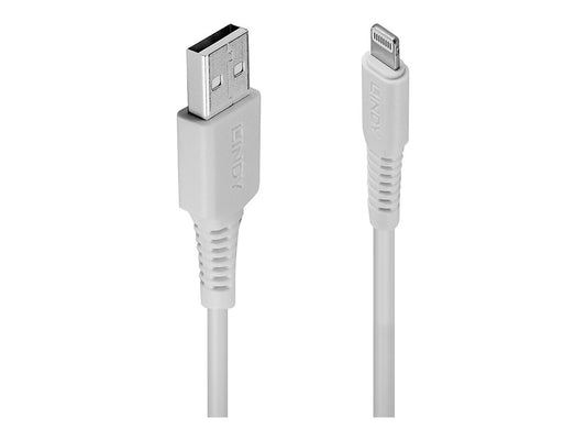 LINDY USB to Lightning Cable White 2m Apple MFi Licensed product