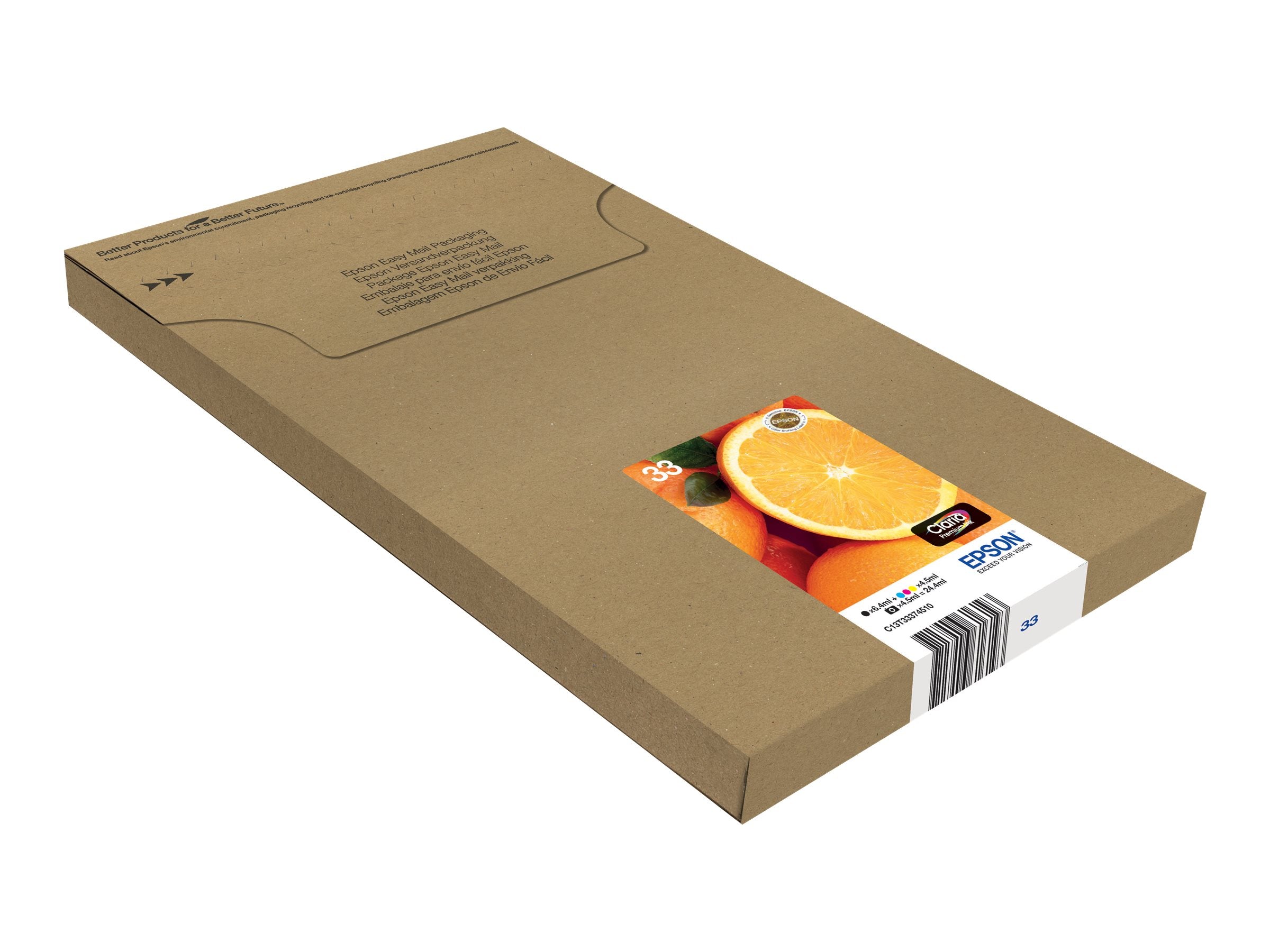 EPSON 4LB Multipack 5-colours 33 Ink Cartridge Easymail