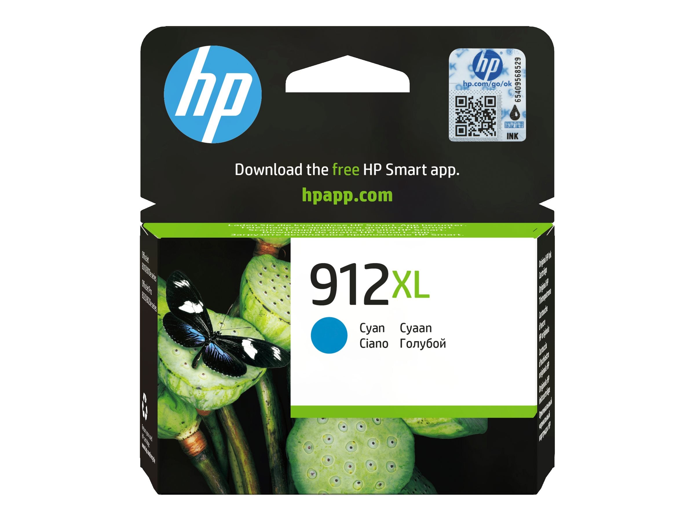 HP 912XL High Yield Cyan Original Ink Cartridge