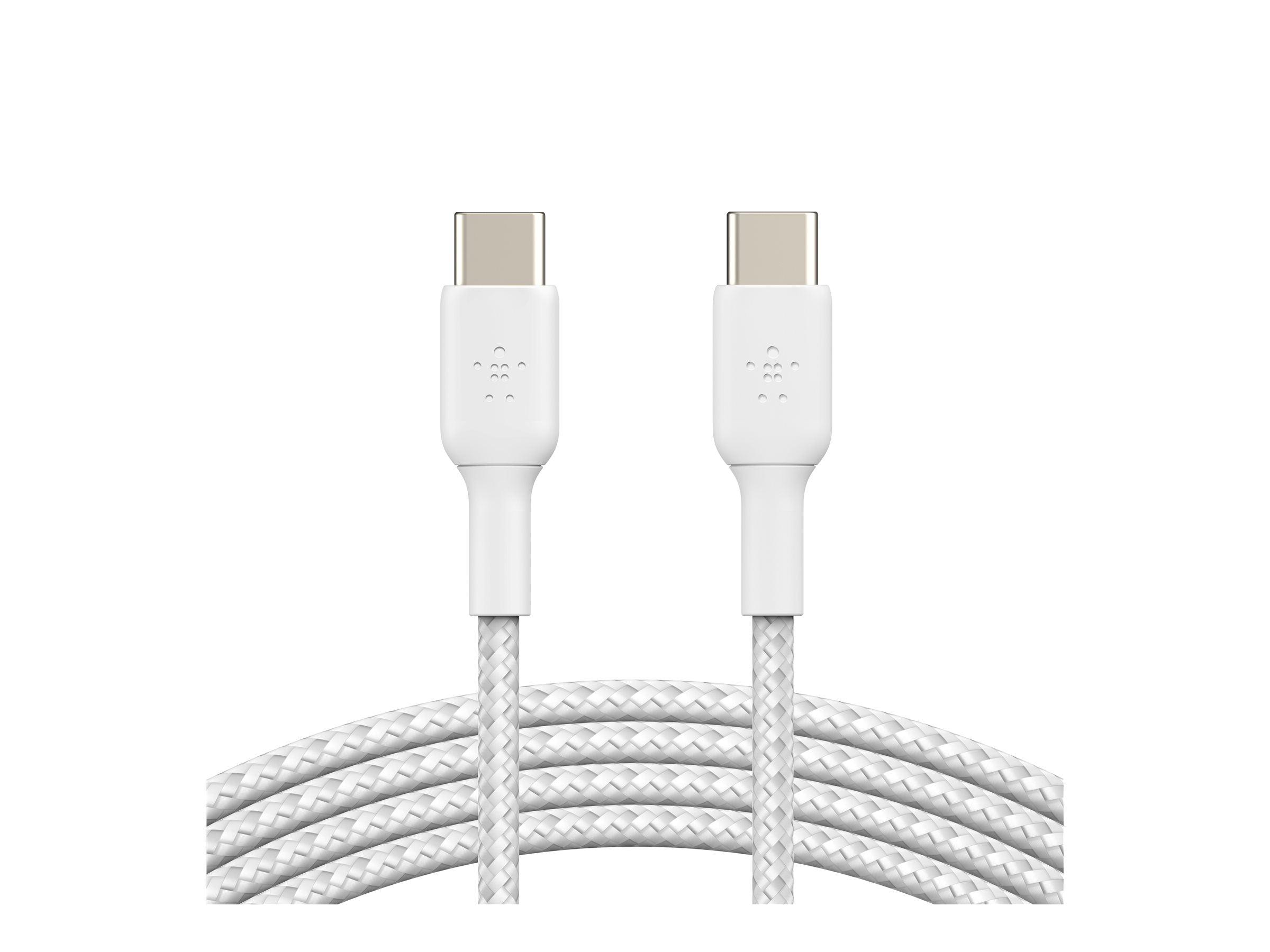 BELKIN BOOST CHARGE USB-C to USB-C Cable Braided 2m White