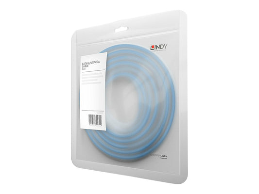 LINDY Basic Cat.6 U/UTP Cable Blue 0.3m