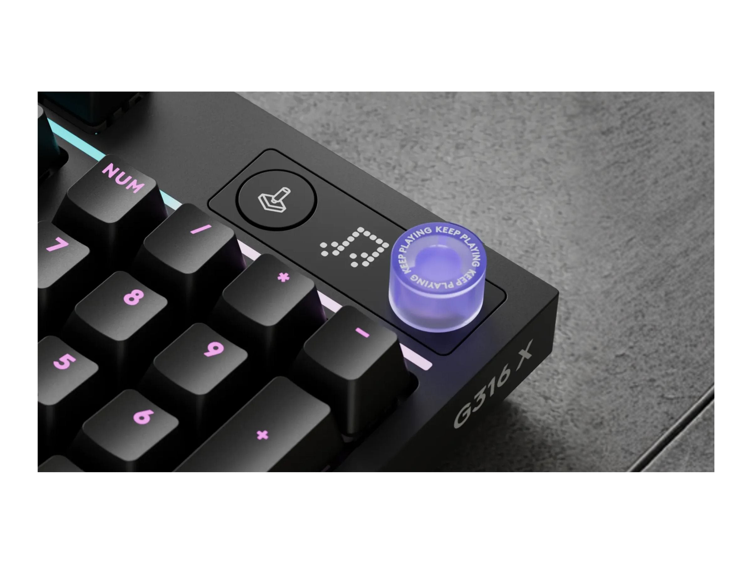 LOGITECH G316 X 98 - BLACK - (HRV-SLV)