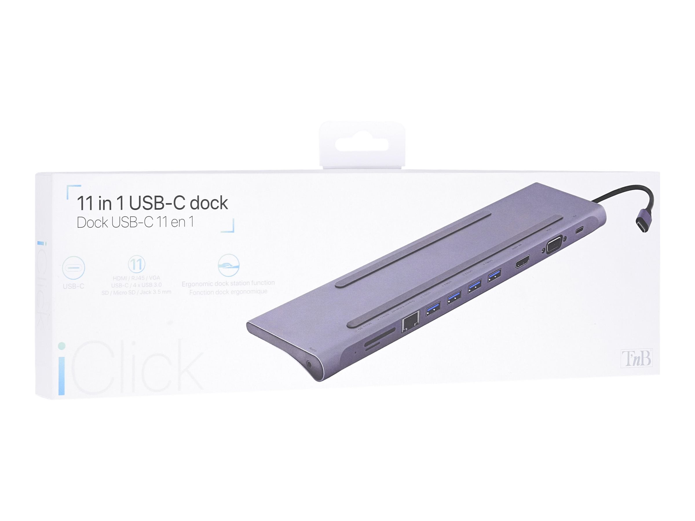 TNB 11in1 USB-C Type C Dock With This USB-C Hub Easily Connect All USB-A Compatible Devices To A Device An HDMI Cable