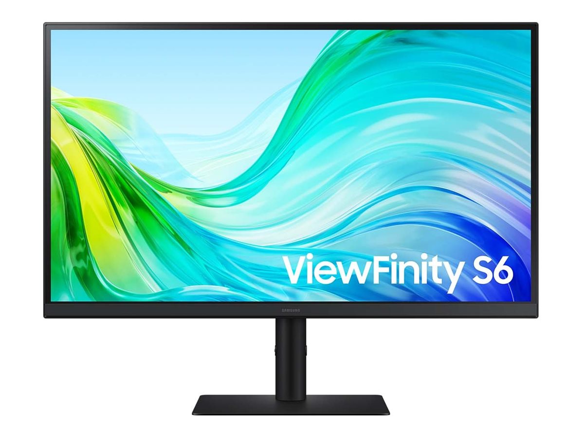 SAMSUNG ViewFinity S6 S27F614EAU - Ecran  27" - 2560 x 1440 QHD @ 100 Hz - IPS - 300 cd/m² - 1000:1 - 5 ms - 2xHDMI, DisplayPort -