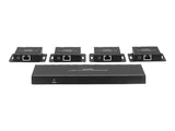 LINDY Kit Extender Splitter 4 Ports HDMI & IR avec Loop Out Cat.6 50m