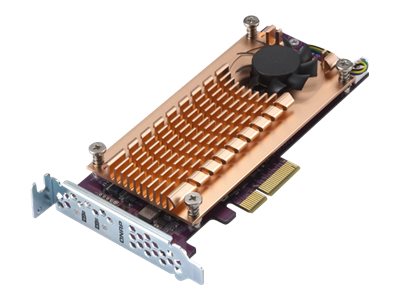 QNAP Dual M.2 22110/2280 PCIe SSD expansion card for TS-531P TS-531X TS-831X TS-1635 TS-x31XU TS-x53B TS-563 TVS-x63 TS-x63U x73