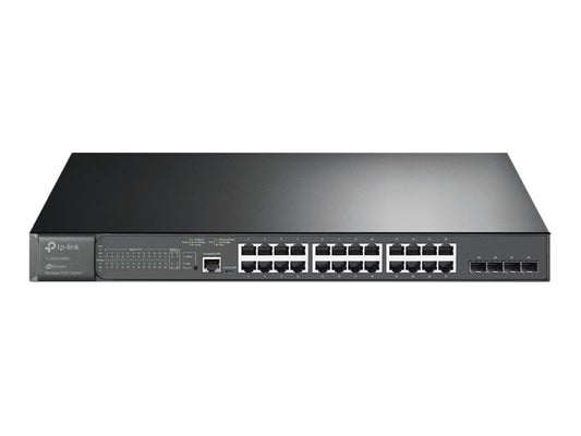 TP-LINK JetStream 28-Port Gigabit L2+ Managed Switch with 24-Port PoE+