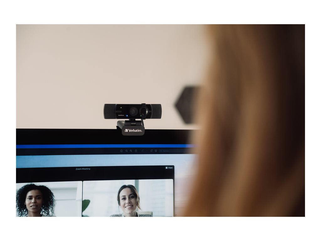 VERBATIM AWC-03 ULTRA HD 4K AUTOFOCUS WEBCAM WITH DUAL MICROPHONE WCF (P)