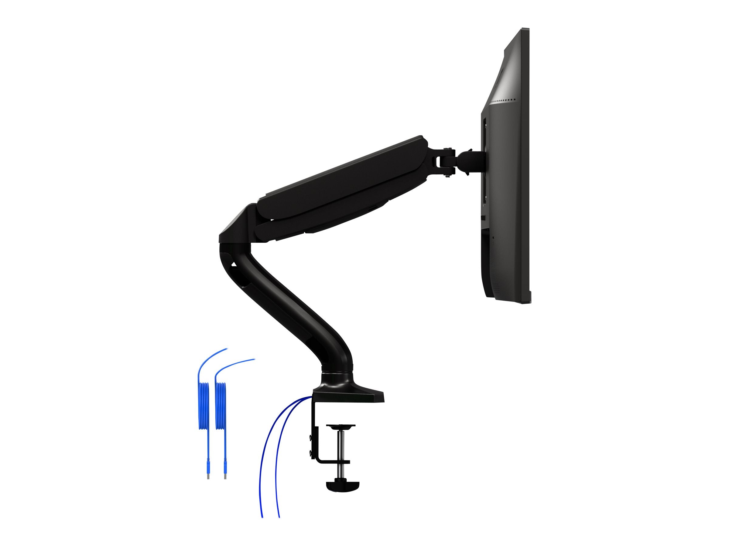 AOC AS110DX Single Monitor Arm with USB Hub