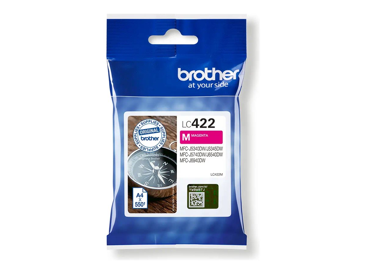 BROTHER LC422M Ink Cartridge For BH19M/B Compatible with MFC-J5340DW MFC-J5740DW MFC-J6540DW MFC-J6940DW 550 pages